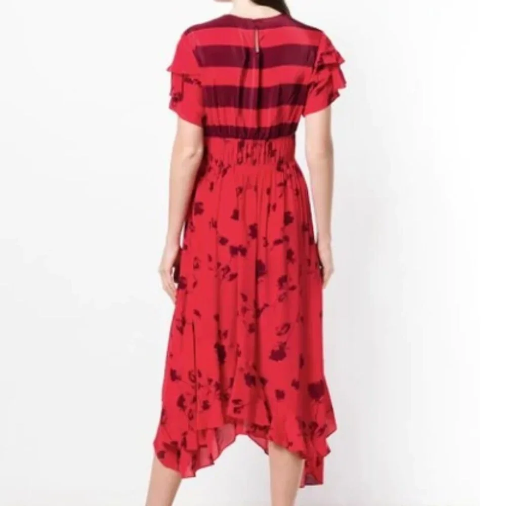 NWT $534‎ Preen by Thornton Bregazzi floral dress . M